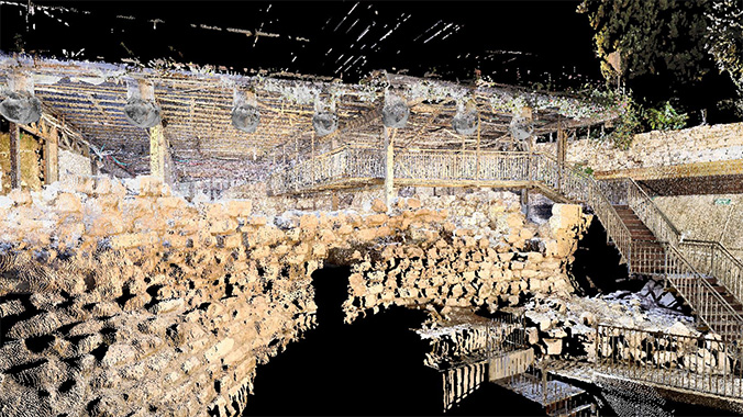 3D Scans of the City of David excavation sites