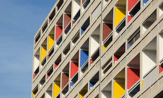 Unité d'habitation by Le Corbusier, Marseille, 1952